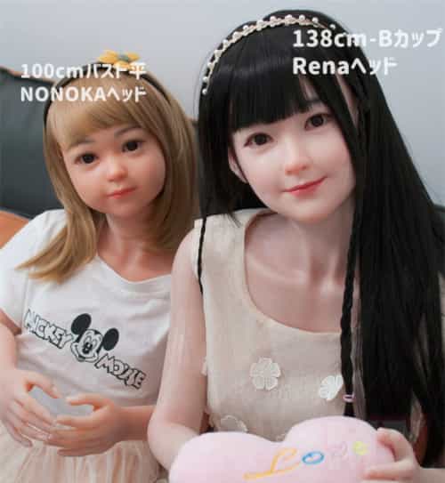 硅胶材质 Rena娃娃头 My Loli Waifu 略称MLWロり系实体娃娃 138cmB-CUP