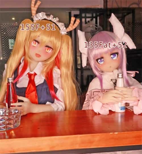 实体娃娃 动漫卡通娃娃 135cm AA-CUP 豊潤タイプ #52と155cmF-CUP+#51