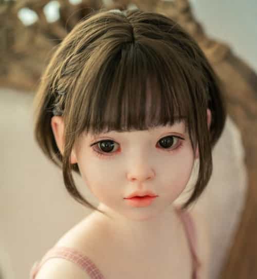 ロリドール 110cm 平胸 #G58头部 实体娃娃 WAXDOLL リアルメイク付き