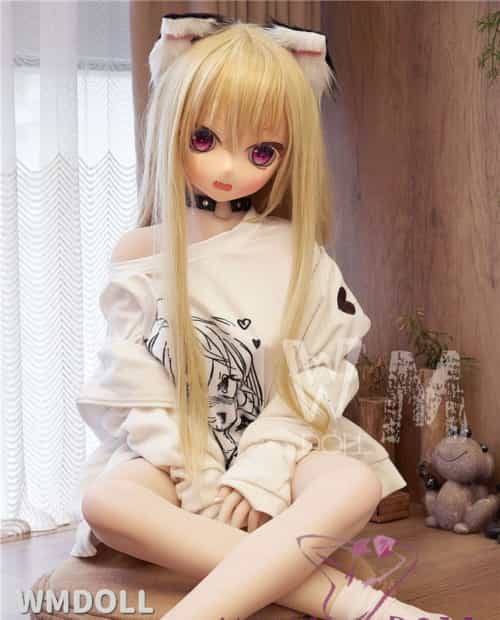 动漫卡通娃娃 ソフトビニール製头部+TPE身体WM Dolls 146cm Mini Y001头部