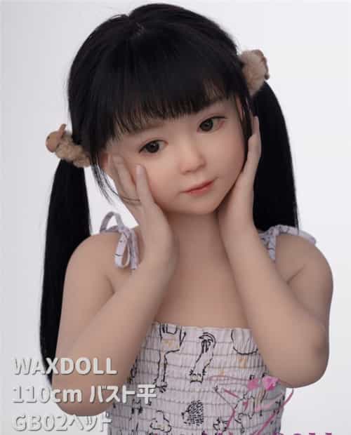 110cm 平胸 GB02硅胶头娃娃头+TPE身体 实体娃娃 WAXDOLL