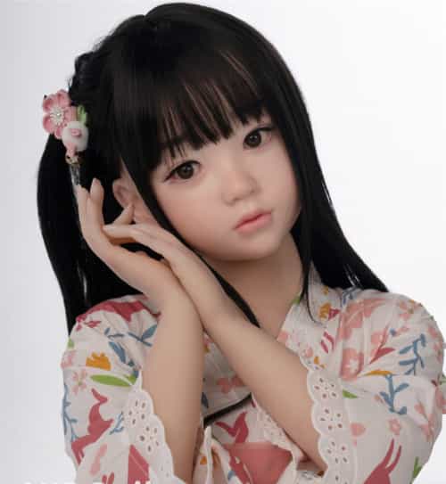 GB05R头部 120cm 平胸 シリコン製娃娃头+TPE身体 实体娃娃 AXB Doll