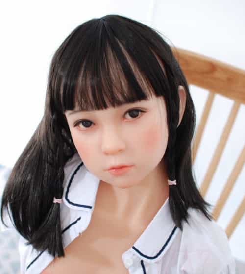 ロリー系 硬め硅胶材质の 138cm AA-CUP Sana娃娃头 My Loli Waifu 略称MLW 实体娃娃
