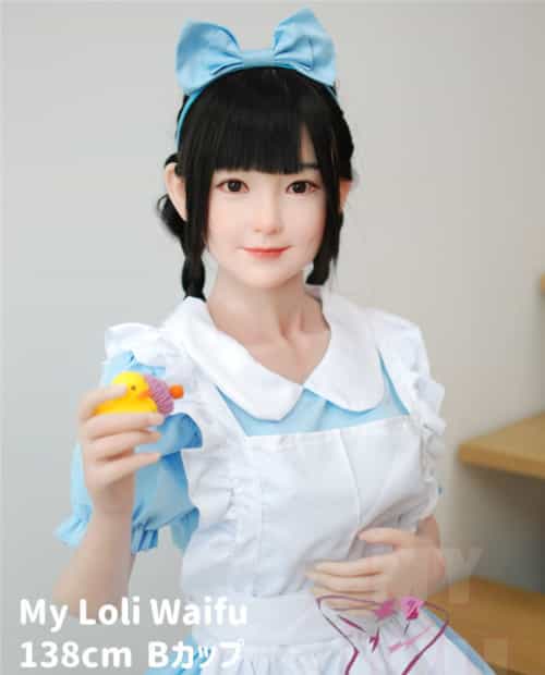 硅胶材质 Rena娃娃头 My Loli Waifu 略称MLWロり系实体娃娃 138cmB-CUP