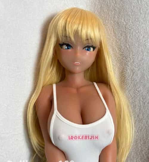 日焼け肌 黒眉毛Abby アニメ头部 实体娃娃 DollHouse168 90cm D-CUP