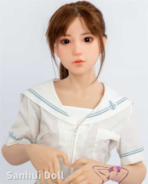 お口開閉機能選択可 实体娃娃 Sanhui Doll 145cm A-CUP Yuki