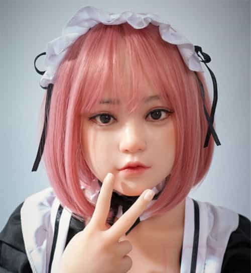 ロリー系 硬め硅胶材质の 138cm AA-CUP 芽依Mei娃娃头 My Loli Waifu 略称MLW 实体娃娃