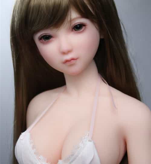70cm ミニドール 宁夏(Ningxia)头部 实体娃娃 JY Doll 肌色&眼球色&メイク&ウィッグは宣材写真と同じ