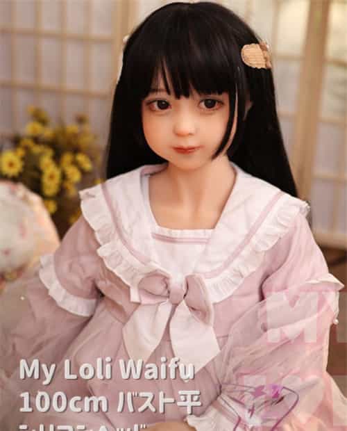 硅胶材质 Rena娃娃头 My Loli Waifu 略称MLWロり系实体娃娃 100cm 平胸