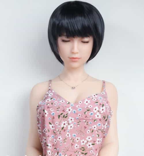 实体娃娃 Sanhui Doll 158cm F-CUP #24 瞑り目