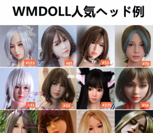 WMDOLL 娃娃头単体 实体娃娃 WM Dolls Heads 娃娃头のみ