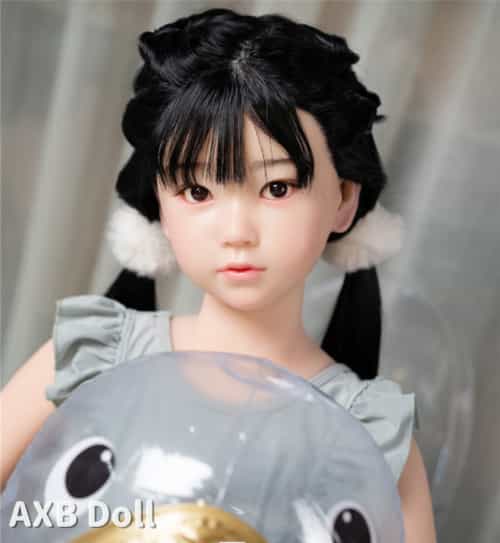 GB05R头部 120cm 平胸 シリコン製娃娃头+TPE身体 实体娃娃 AXB Doll