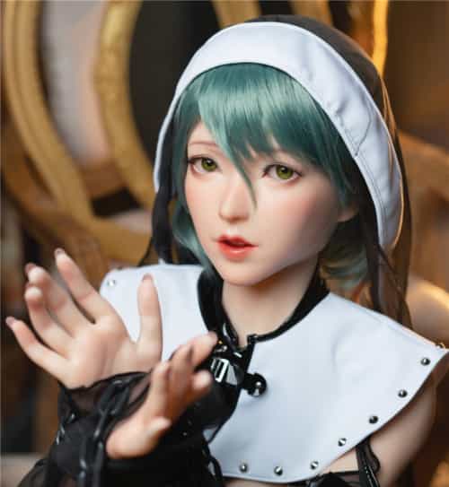 巨乳 143cm H-CUP 实体娃娃 #GE57Z-3 头部 リアルメイク付き